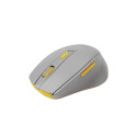 OMEGA MOUSE WIRELESS SILENT RECHARGEABLE TYPE C LIME GREY [46037]