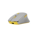 OMEGA MOUSE WIRELESS SILENT RECHARGEABLE TYPE C LIME GREY [46037]