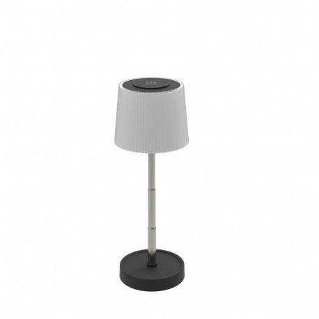 PLATINET TABLE LAMP LED ADJUSTABLE 2W 160LM BATTERY BLACK [46170]