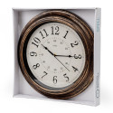 PLATINET ROUND WALL CLOCK RETRO SPELL silent mechanism [45956]