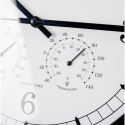 PLATINET TWINKLE ROUND WALL CLOCK silent hygrometer and thermometer [45959]