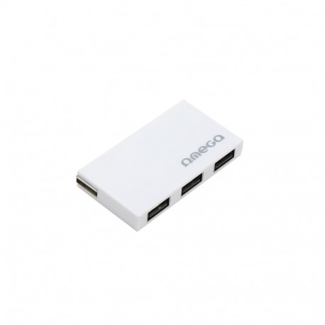 OMEGA USB 2.0 HUB 4 PORT BOX WHITE [42852]