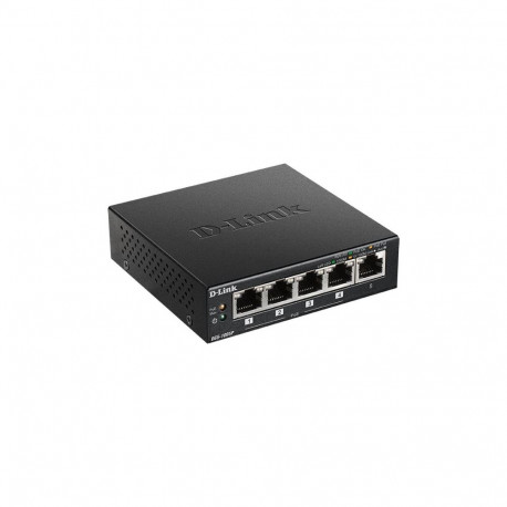 D-link Switch DGS-1005P Unmanaged, Desktop, 1 Gbps (RJ-45) ports quantity 5, PoE ports quantity 4, P