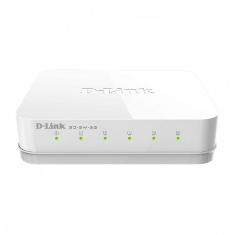D-link Switch GO-SW-5G/E Unmanaged, Desktop, 1 Gbps (RJ-45) ports quantity 5