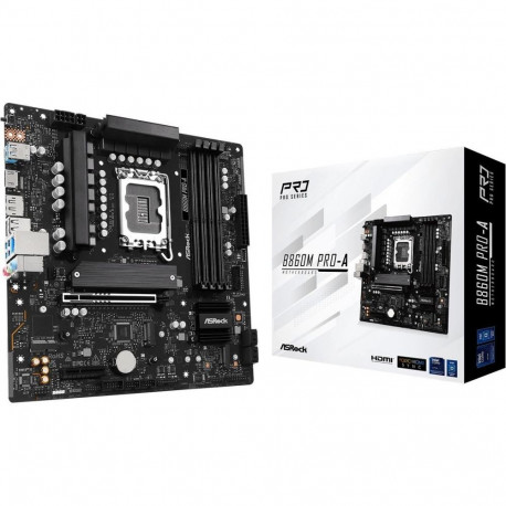 Asrock Mainboard||Intel B860|LGA 1851 (Socket V1)|micro ATX|RAM DDR5-SDRAM|4xSlots|3xNumber of M.2 (
