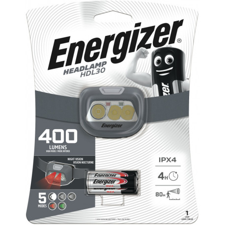 Energizer headlight HDL30 T13A32 (opened package)