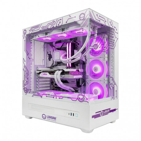 LORGAR PRO P401 - AMD 7800X3D 8C/16T, 360 AIO, NVIDIA RTX 5070Ti 16GB, 32GB@6400mhz, 2TB SSD NVME, 8