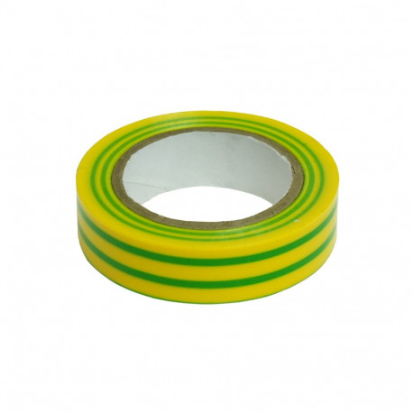 Taśma izolacyjna żółto- zielona pvc 15mm/10m