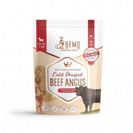 BEMO kuiv koeratoit külmpressitud Anguse veiseliha Mono 1kg