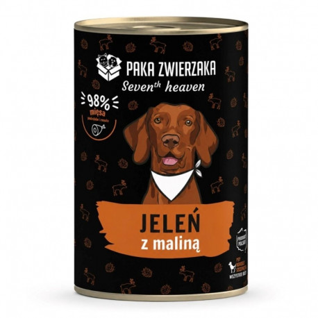 PAKA ZWIERZAKA märg koeratoit Seventh Heaven Mono, hirveliha vaarikatega 400g