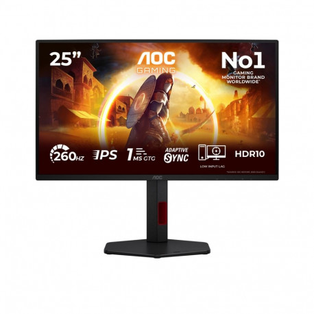 AOC G4 25G4ZR computer monitor 62.2 cm (24.5") 1920 x 1080 pixels LCD Black, Red