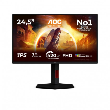 AOC G4 25G4KUR computer monitor 62.2 cm (24.5") 1920 x 1080 pixels Full HD LED Black, Red