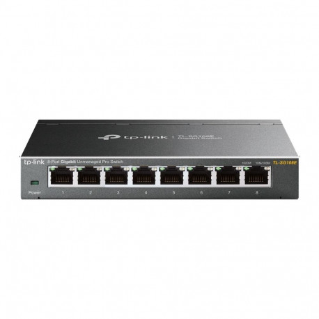 TP-Link TL-SG108E network switch Managed L2 Gigabit Ethernet (10/100/1000) Black