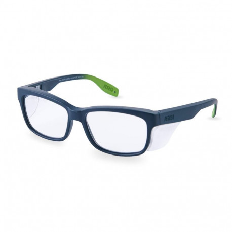 Safety glasses with +1,00 Diop correction