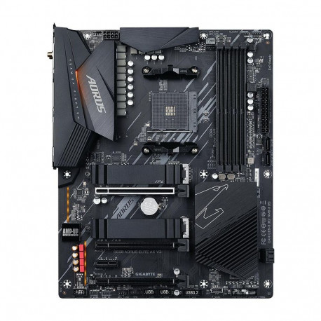 GIGABYTE emaplaat B550 AORUS ELITE AX V2 1.5 AMD B550 Socket AM4 ATX RAM DDR4-SDRAM 4xSlots Wi-Fi Ye
