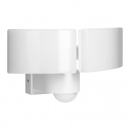 TOS DUO LED 2x20W kahekordne aialamp PIR-iga, 2x1600lm, IP65, 4000K, PC, valge