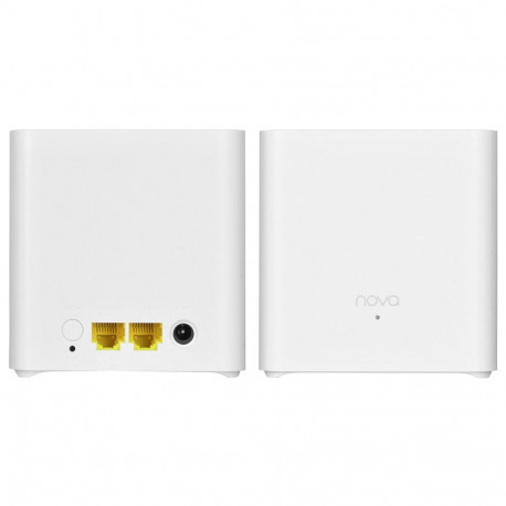 Wireless Router - Tenda MX3 Mesh Wi-Fi6 AX1500 White Tenda MX3 2-Pack Mesh Wi-Fi 6 AX1500 - White