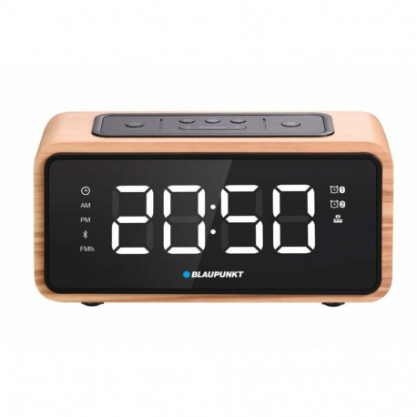 BLAUPUNKT raadio-äratuskell CR65BT Bluetooth, hele puidutoon