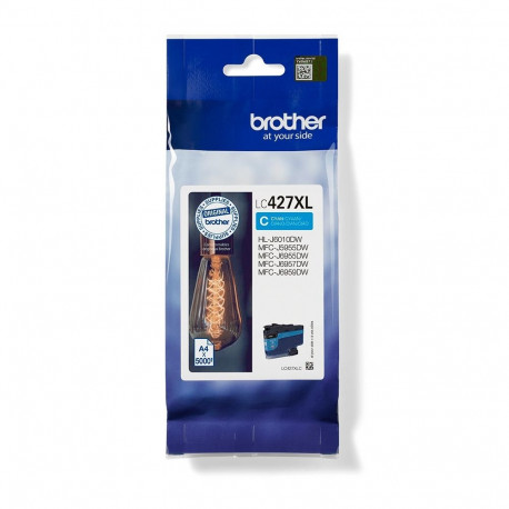 Brother LC-427XLC originaal kõrge (XL) tootlikkusega tsüaan tindikassett 1 tk