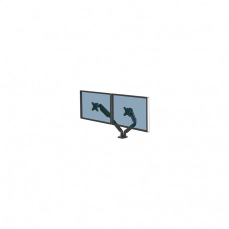 "Fellowes Platinum Monitorarm zweifach inkl. 2x USB-A Port Schwarz"