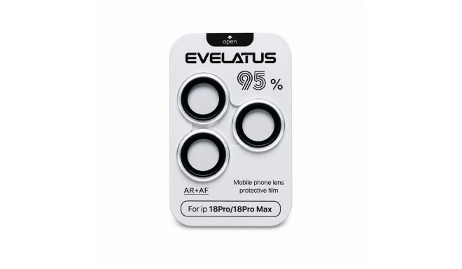 Evelatus Apple iPhone 18 Pro / 18 Pro Max Camera Lens Protector Armor Silver