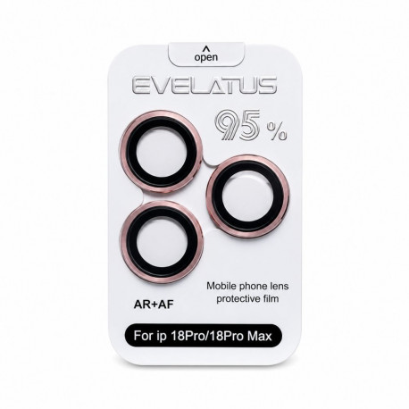 Evelatus Apple iPhone 18 Pro / 18 Pro Max Camera Lens Protector Armor Burgundy