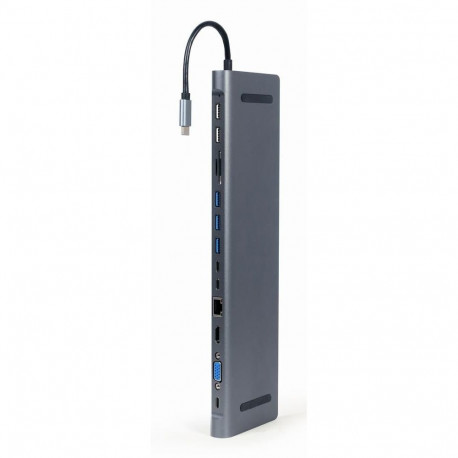 Gembird I/O ADAPTER USB-C TO HDMI/USB3/9IN1 A-CM-COMBO9-01