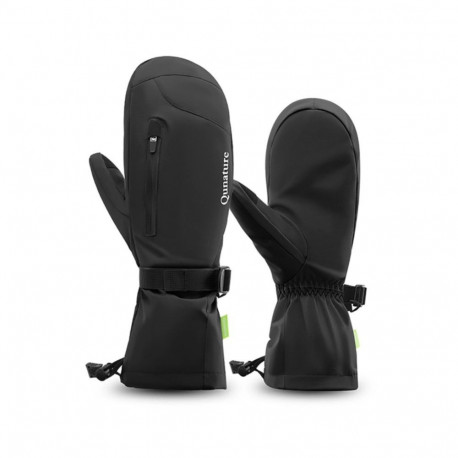 Qunature Qunature Full Length Ski Gloves Size L - Black