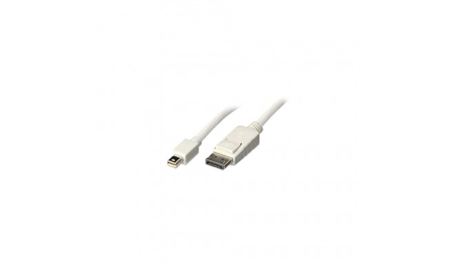 Lindy 2m Mini DisplayPort to DisplayPort Cable, White