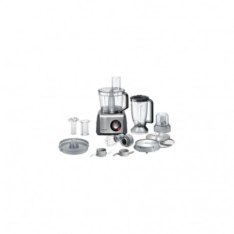Bosch MC812M844 food processor 1250 W 3.9 L Black, Stainless steel