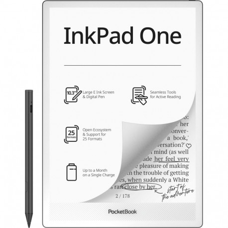 Pocketbook InkPad One DACH-Version - Matte Black - E-Book-Reader - E-Book-Reader - 32 GB