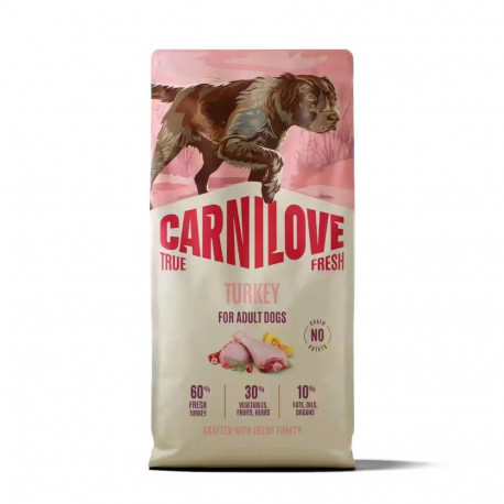 CARNILOVE kuiv koeratoit True Fresh kalkuniga 12kg
