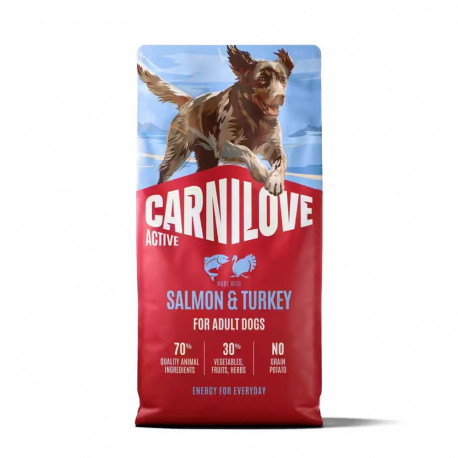 CARNILOVE Active Salmon & Turkey - dry dog food - 12kg