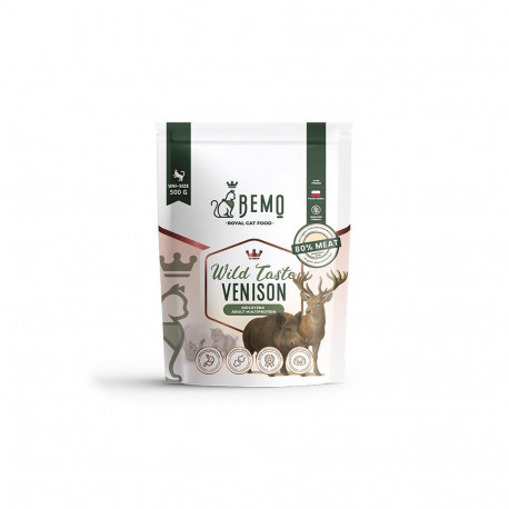BEMO Cat Wild Taste Venison - dry cat food - 500g
