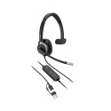 HP Poly peakomplekt Mission 615 monoraalne USB-juhtmega