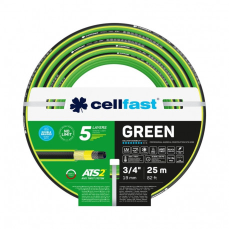 CELLFAST GREEN ATS2 garden hose 25 m Green, Black