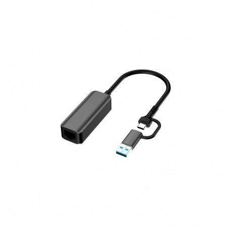 Adapter USB3.0 A/ USB-C - RJ45, 1000Mbps, 0.15m