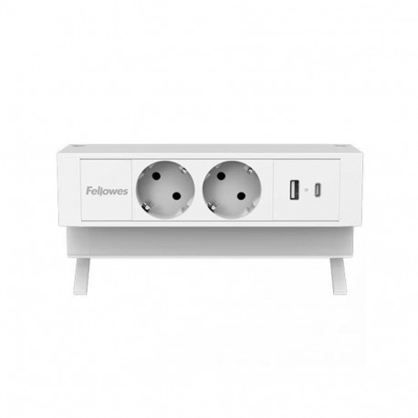 Fellowes Power Desk 2 Type F,  white