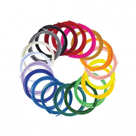 3D Printing Filament - 3Doodler FLOW 20 PLA - 20 Colors 3Doodler FLOW 20 PLA Filament Refill Pack - 