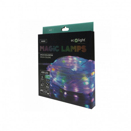 Magiczne lampki 400led 1mln kolorów 40m dc5v