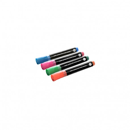 Tahvlimarker BI-OFFICE, drywipe, 4värvi
