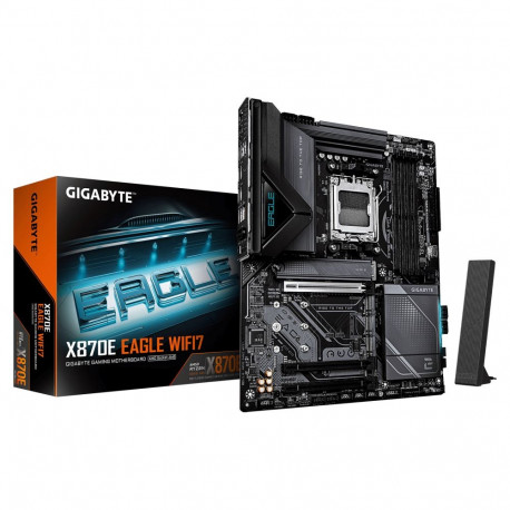 "GIGABYTE X870E EAGLE WIFI7 AM5 4xDDR5 HDMI DP 4xM.2"