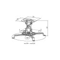 universaalne projektori laekinnitus 150mm