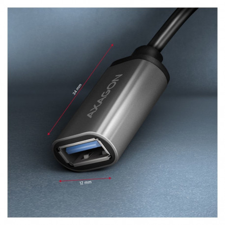 AXAGON kaabliadapter RUCM-AFAC USB-C 3.2 Gen 1 – USB-A 0,2m, must