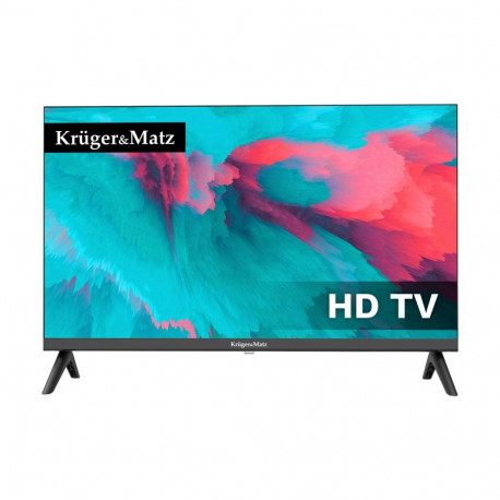 Kruger&Matz teler 24" HD DVB-T2 H.265 HEVC 230/12V