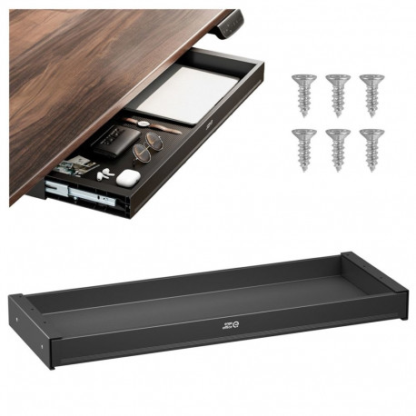 Ergo Office lauaalune sahtel ER-302 B, lame, laius 758mm, maksimaalne kandevõime 10kg, must