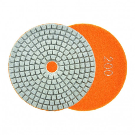 Geko G78912 Teemantpoleerimisketas 100mm, Velcro, märg poleerimine, komplekt 50-3000