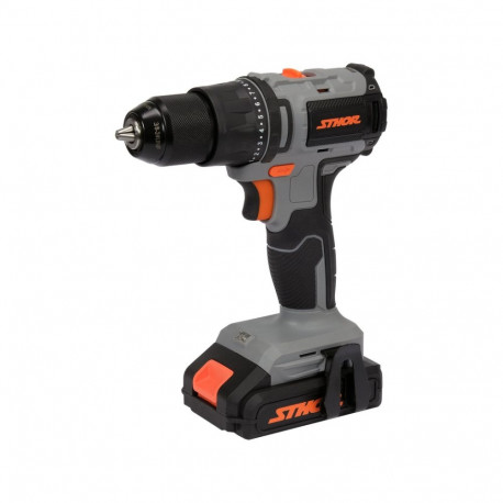 Sthor Drill Driver 78085, 20V, 45Nm, 2000mAh, 2-speed, brushless, Li-Ion, 1 battery, charger, charge