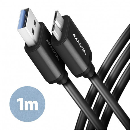 Axagon BUMM3-AM10AB SPEED Micro-B USB USB-A 3.2 Gen 1 cable 1 m