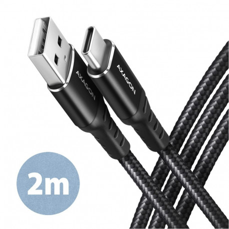Axagon BUCM-AM20AB HQ USB-C USB-A cable 2 m